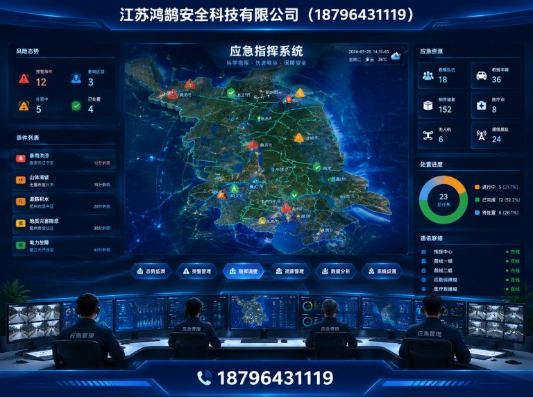 龙岩应急指挥系统展示图
